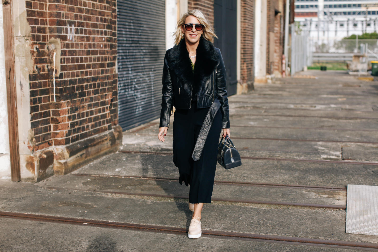 Luxe For Less: Camilla & Marc Leather Jacket - Leather and Lattes